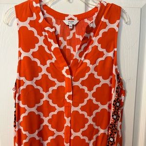 Women’s Crown & Ivy sleeveless blouse